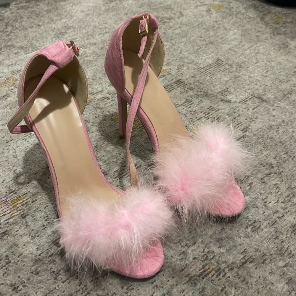 Pink shoes